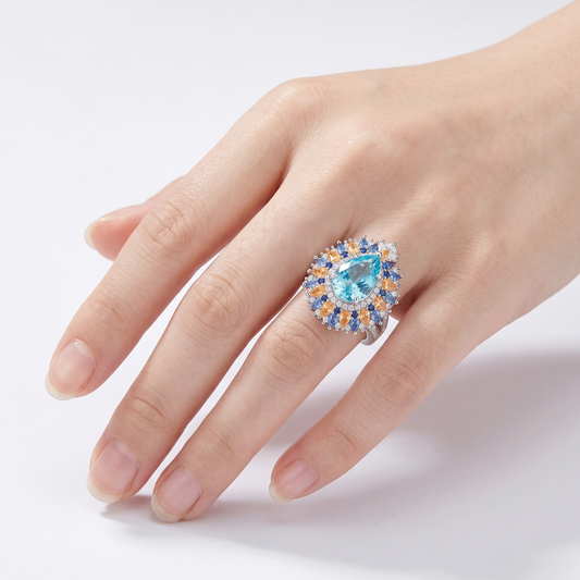 Ice flower ring
