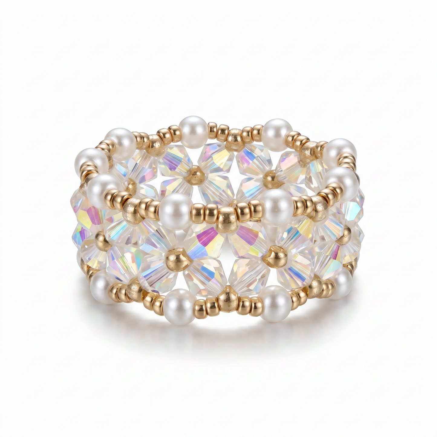 Pearl White Ring Elssora