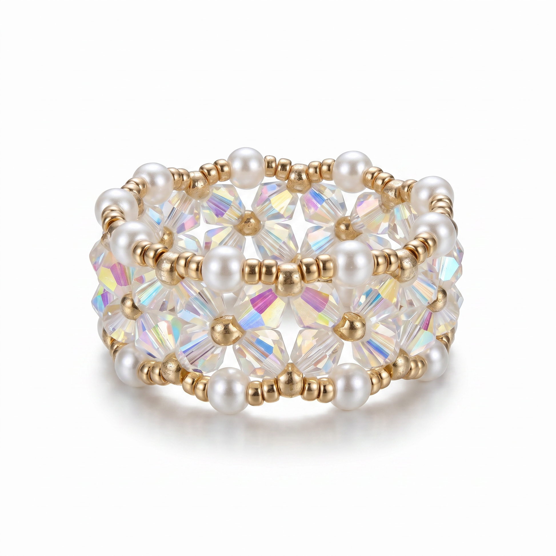 Pearl White Ring Elssora